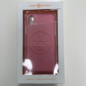 Tory Burch X/XS I phone leather case pink